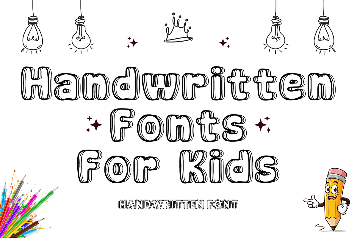 Kiddy Doodle - Display Font, a Sans Serif Font by KiddoGlyphs Studio (Photo 3 of 6)