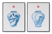 Chinese porcelain, a Pattern Graphic by Kate Demyanovska (Thumbnail 12 of 18)
