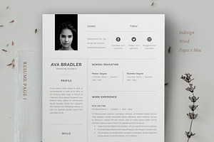 Resume / Cv / Ava
