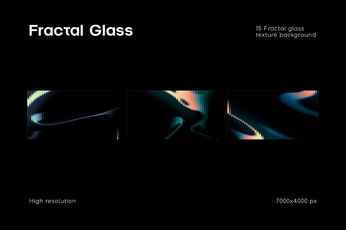 Fractal Glass Texture Backgrounds, a Background Graphic by Ghurafa Studio (Photo 10 of 10)