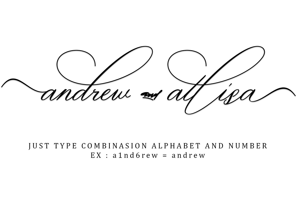 oklahoma calligraphy font preview 7