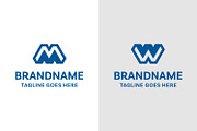 Letters MM or WW Monogram Logo, a Branding & Logo Template by Pray Art Design Studio (Thumbnail 1 of 2)