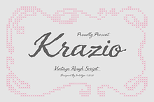 Krazio - Vintage Rough Script