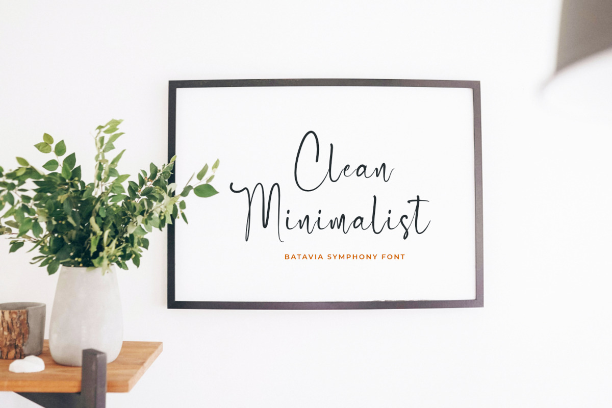 Batavia Symphony Modern Script Font, a Handwritten Font by Bluestype Studio (Photo 2 of 8)
