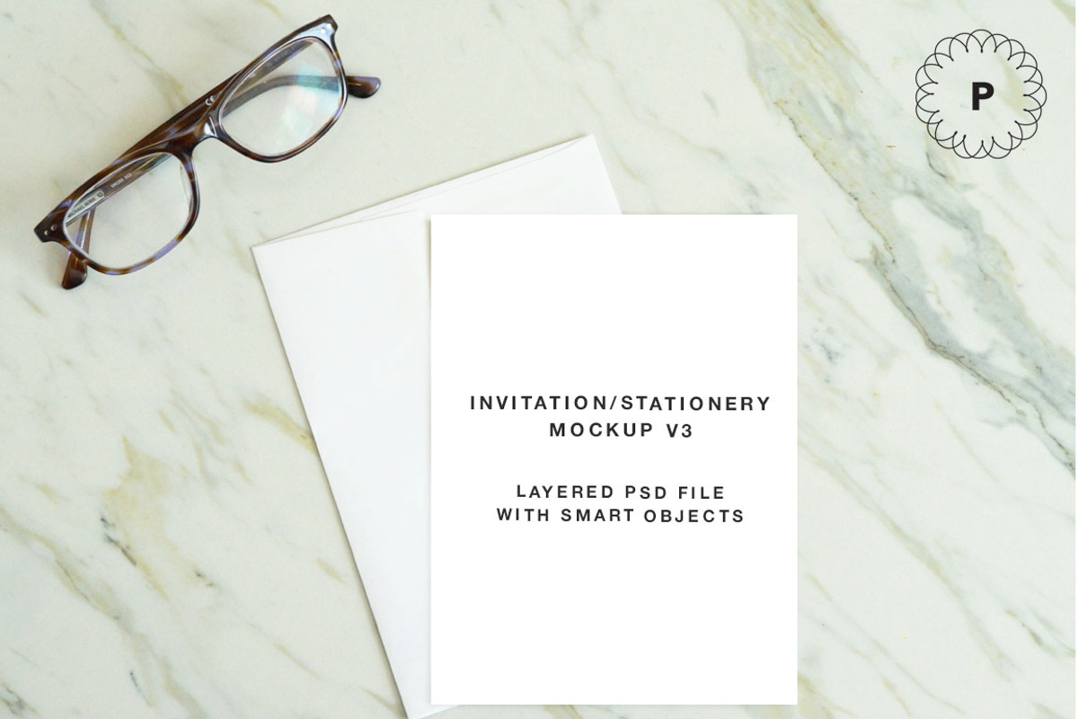 (50% OFF) Invitation / Card Mockup, a Product Mockup by Poppy + Co (Photo 1 of 2)
