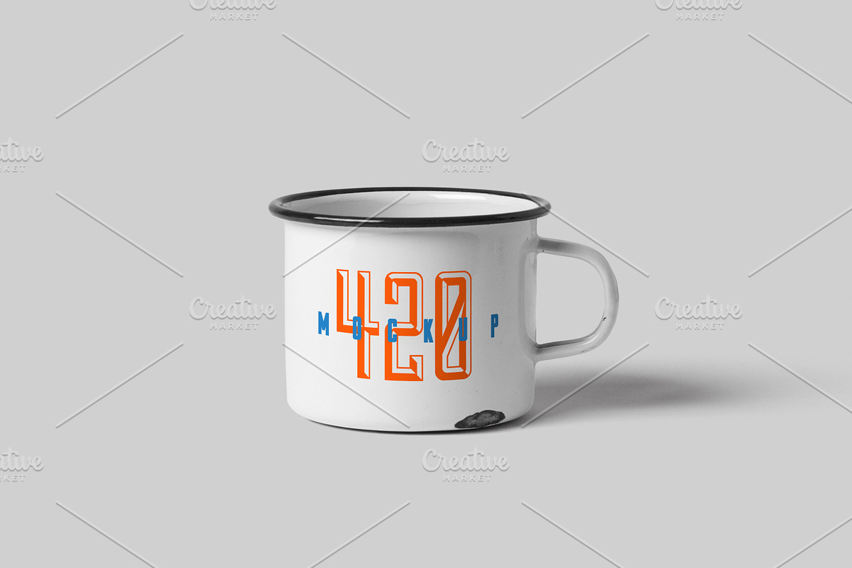 Metal Mug Mockup, a Cups & Container Mockup by mwsart (Photo 1 of 2)