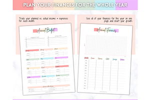 Budget Planner Printable BUNDLE!