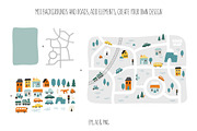 Kid's Map Creator Set, an Object Graphic by MaNechaeva (Thumbnail 7 of 13)
