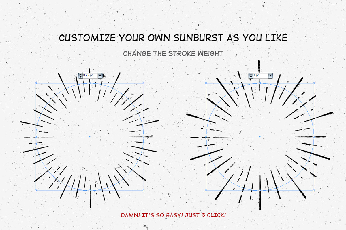Vintage Sunburst Creator preview 2