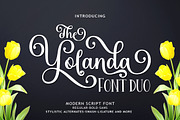 The Yolanda Font Duo, a Script Font by Madjack.font (Thumbnail 1 of 9)