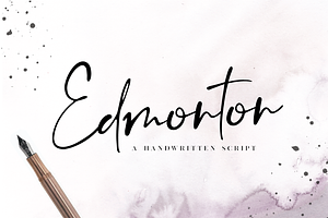 Edmonton Handwritten Script Font