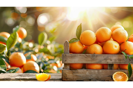 oranges freshly harvested in rustic, an Animal Photo by Lermont51