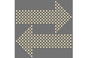 Fine Dotted Arrows, an Object Graphic by FineArtStudio (Thumbnail 1 of 3)