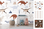 ROAR. Dino Patterns & Alphabet, a Pattern Graphic by ValeriiaFeeva (Thumbnail 4 of 12)