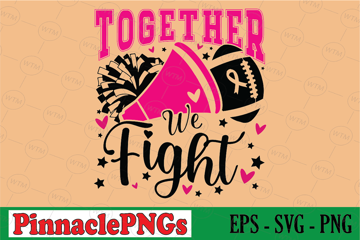 Together We Fight Breast Cancer, a Seasonal Illustration by Pinnacle PNGs (Photo 1 of 2)