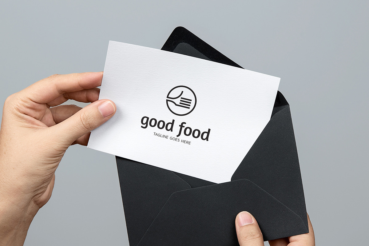 Good Food Logo, a Branding & Logo Template by Falcon eye (Photo 3 of 3)