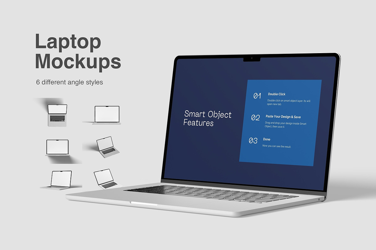 Laptop Mockups, a Mac Mockup by graphiccrew (Photo 1 of 10)