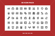 Workplace icons, an Outline Icon by Wencory (Thumbnail 1 of 2)