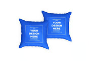 Square Pillow Cushion Mockup, a Household Mockup by DesignRushMarket (Thumbnail 3 of 11)