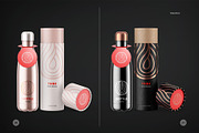Thermos Bottle with Tube Mockup Set, a Packaging Mockup by HelenStock (Thumbnail 19 of 20)