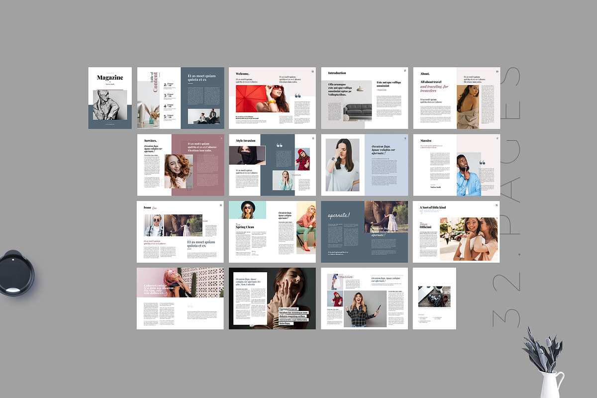 Massive Magazine Template preview 5