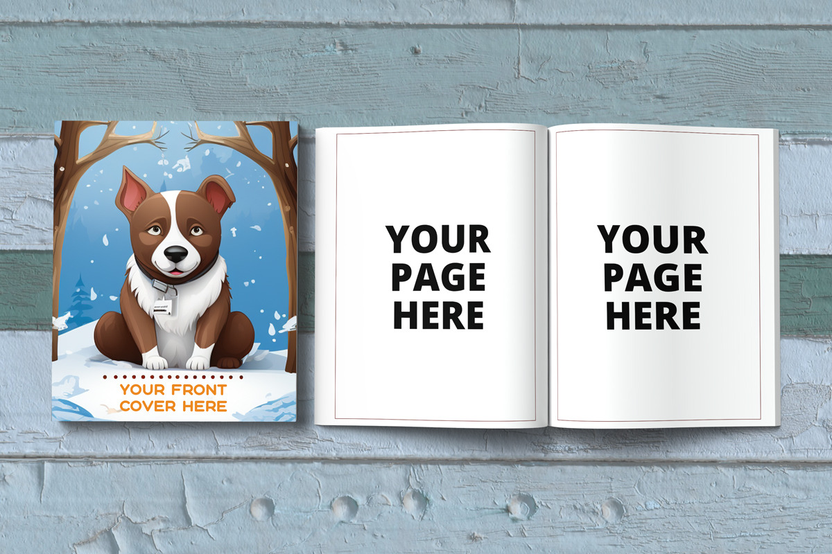 7.5 x 9.25 open & closed book mockup, a Books & Magazine Mockup by Rami's Mockups (Photo 5 of 8)