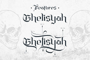 Ghelisyah Typeface, a Blackletter Font by alit design (Thumbnail 9 of 15)