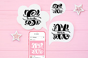 Split Letter Name Font, a Script Font by Happy Letters (Thumbnail 6 of 11)