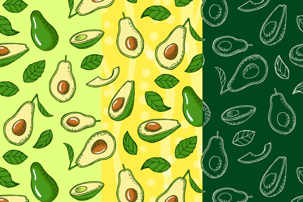 Avocado, a Pattern Graphic by merion_merion (Photo 4 of 4)