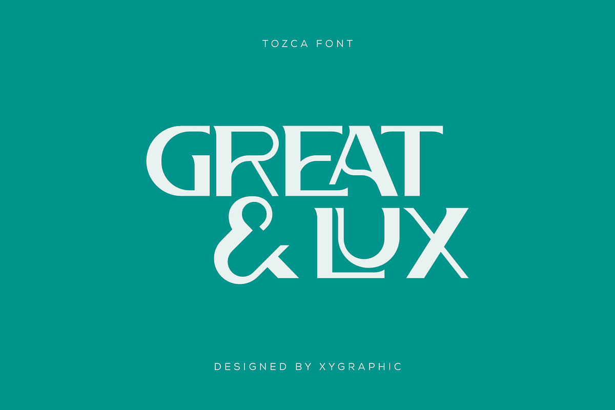 Tozca - Simple Luxury Typeface, a Serif Font by xyGraphic (Photo 5 of 10)