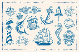 Nautical Vector Illustrations