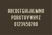 Recalium Stencil, a Sans Serif Font by 24Design Studios (Thumbnail 4 of 5)