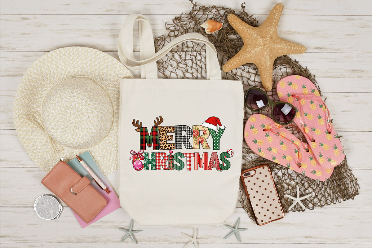Merry Christmas sublimation PNG, an Illustration by Designking (Photo 4 of 4)