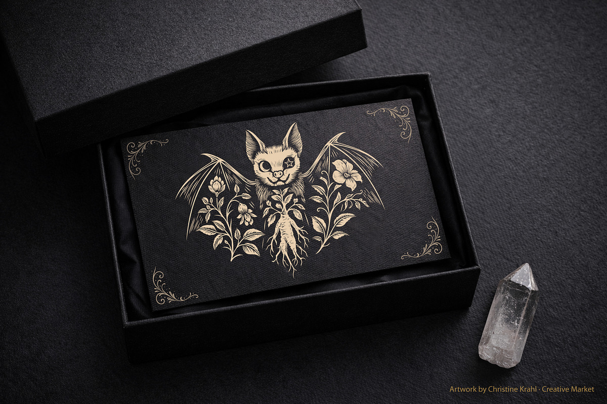 Mystic Samhain & Halloween Designs, a Seasonal Illustration by Christine Krahl (Photo 5 of 7)