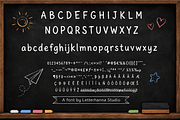 Warmstreak Chalk Font, a Handwritten Font by Letterhanna Studio (Thumbnail 5 of 9)