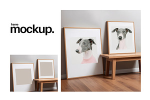 Frame Mockup #94, Wood Portrait, a Print Template by Kzara Visual Concepts