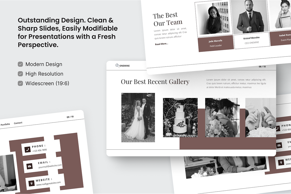 Wedding Organizer Google Slide, a Presentation Template by SquidPixey (Photo 3 of 6)