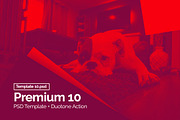 PSD Template + Duotone Action, an Action Add-On by Graphicboom (Thumbnail 12 of 32)
