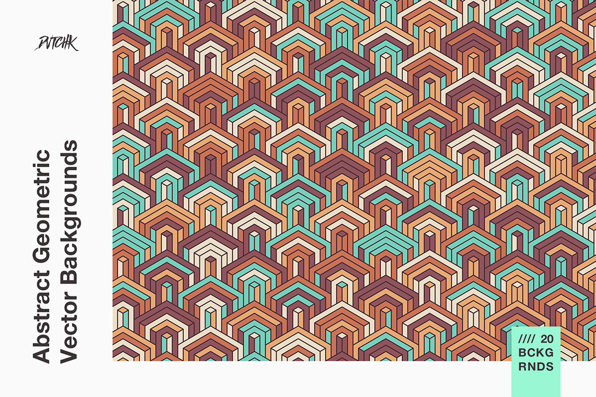 Abstract Geometric Vector Background, a Background Graphic by dvtchk (Photo 2 of 14)