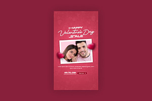 Valentine's Day Instagram Story, a Social Media Template by Saman Osama