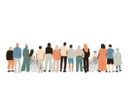 Group of people set. Diversity, a Person Illustration by Stafeeva (Thumbnail 2 of 4)