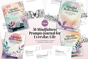50 Mindfulness Prompts for Everyday, a Stationery Template by The Blog Creative (Thumbnail 7 of 9)