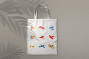 Airplanes. 30 vector patterns, a Pattern Graphic by Alena Stoyko design (Thumbnail 13 of 13)