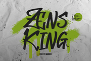Zens King | Graffiti Marker, a Handwritten Font by gracetype_studio (Thumbnail 1 of 12)