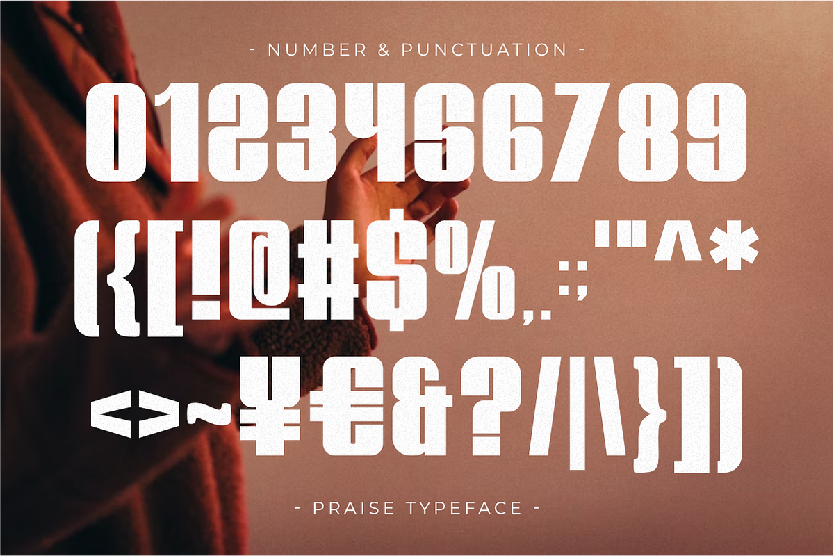 Praise - Condensed Sans Serif, a Sans Serif Font by Pian45 Studio (Photo 6 of 8)