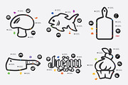 9 restaurant infographics, a Presentation Template by Palau (Thumbnail 1 of 5)