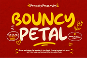 Bouncy Petal handwritten, a Handwritten Font by cocodesign (Thumbnail 1 of 10)