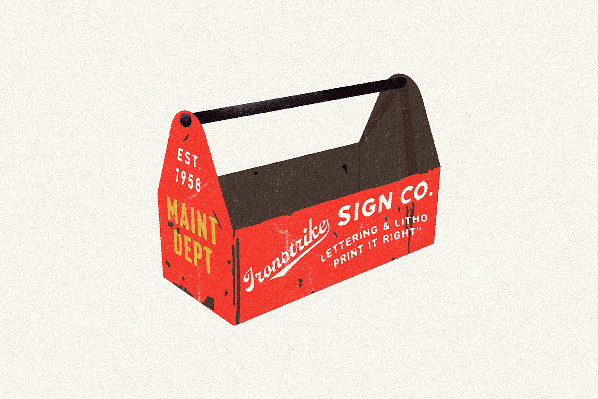 Ironstrike | Hand Drawn Sans Serif, a Sans Serif Font by Max Lockwood (Photo 14 of 15)