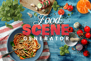 Restaurant Menu Scene MockUp Creator, a Product Mockup by PSD Market