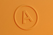 Close-up logo mock up, a Product Mockup by PrintPixel (Thumbnail 4 of 6)